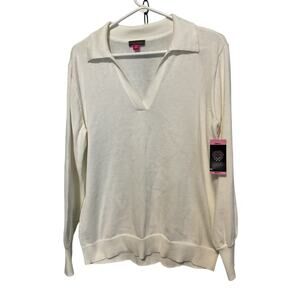 NWT Vince Camuto White/ Cream Sweater Size Small